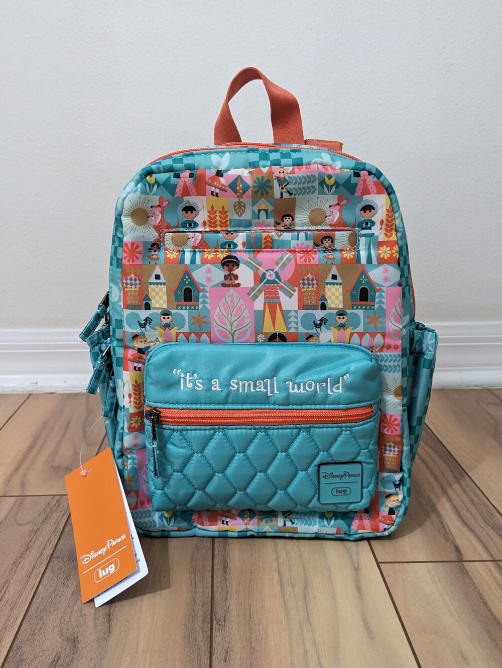 NWT! Lug X Disney It's A Small World Small Backpack